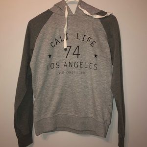 LA Two Toned Gray Sweatshirt
